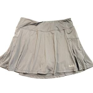 Baleaf Womens tennis skort, gray, pleated, built in shorts, Size XL